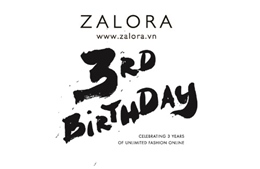 Mua sắm thỏa thích mừng sinh nhật ZALORA tròn 3 tuổi